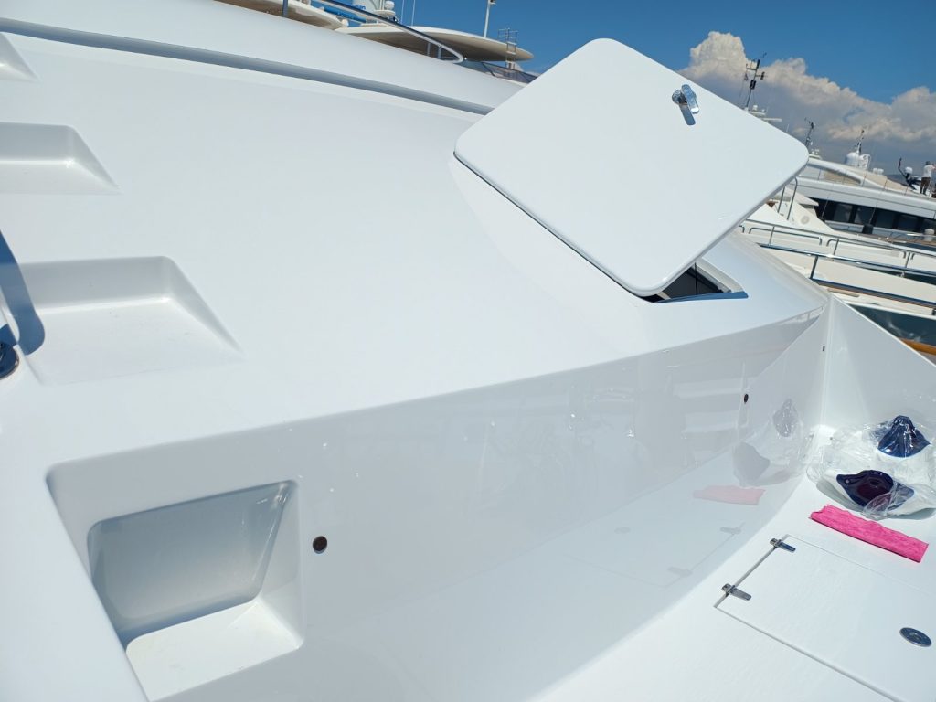 Yacht painting and refinishing project