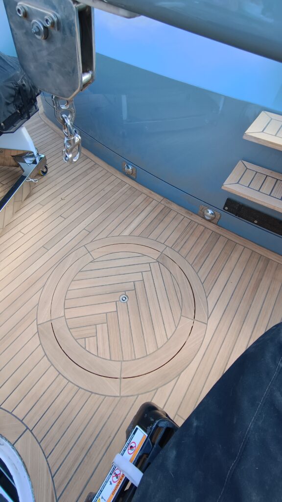 Yacht teak decking