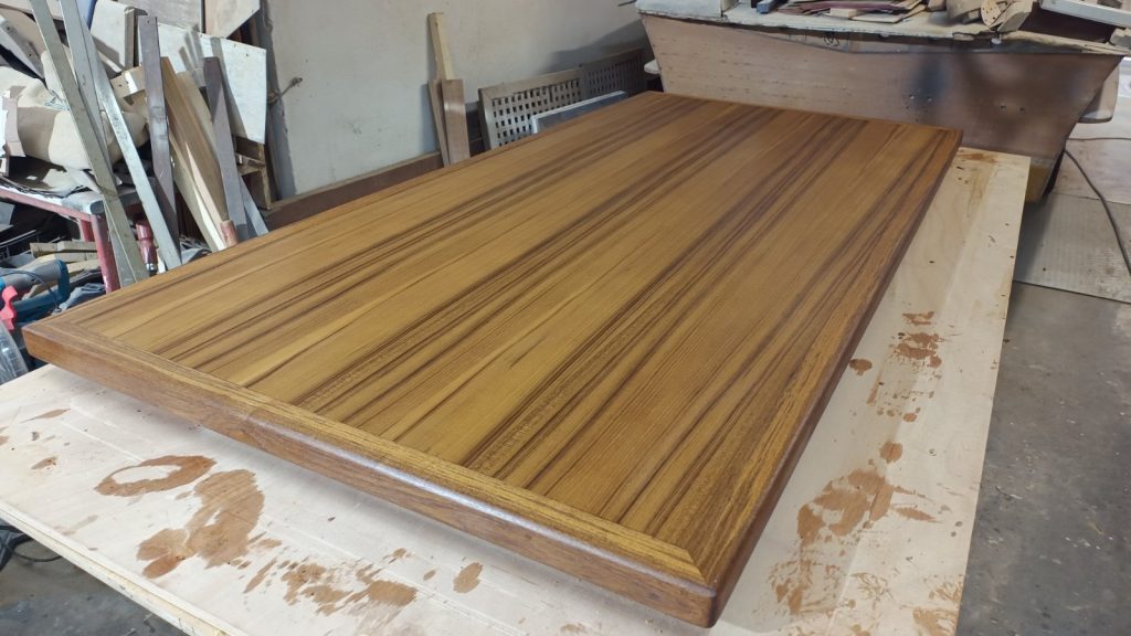 Custom yacht teak joinery project
