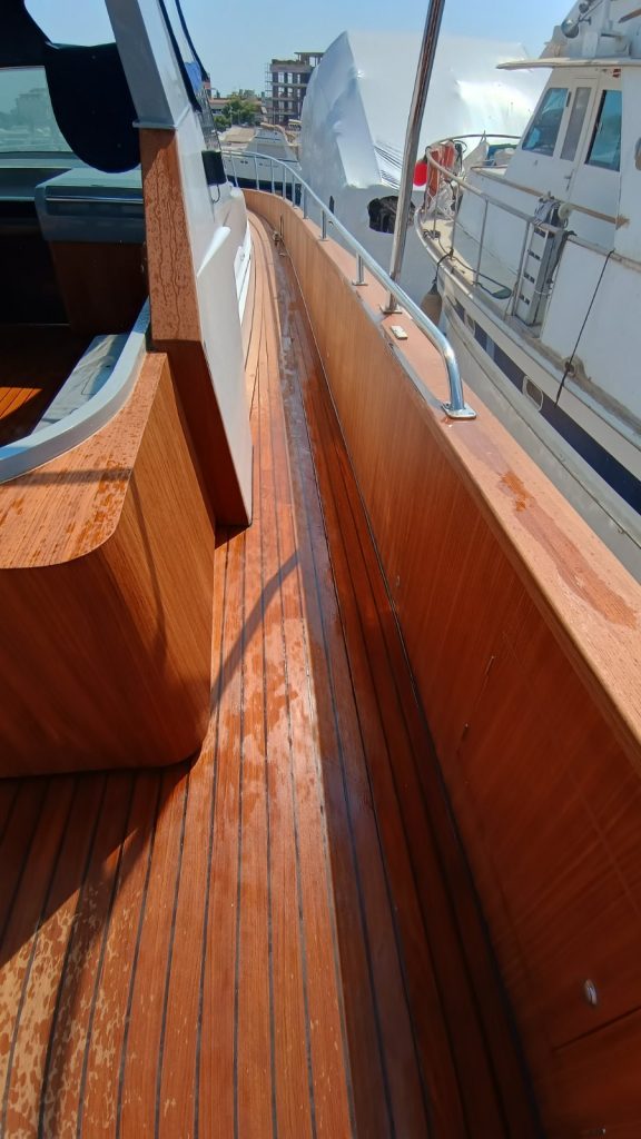 Custom yacht teak joinery project