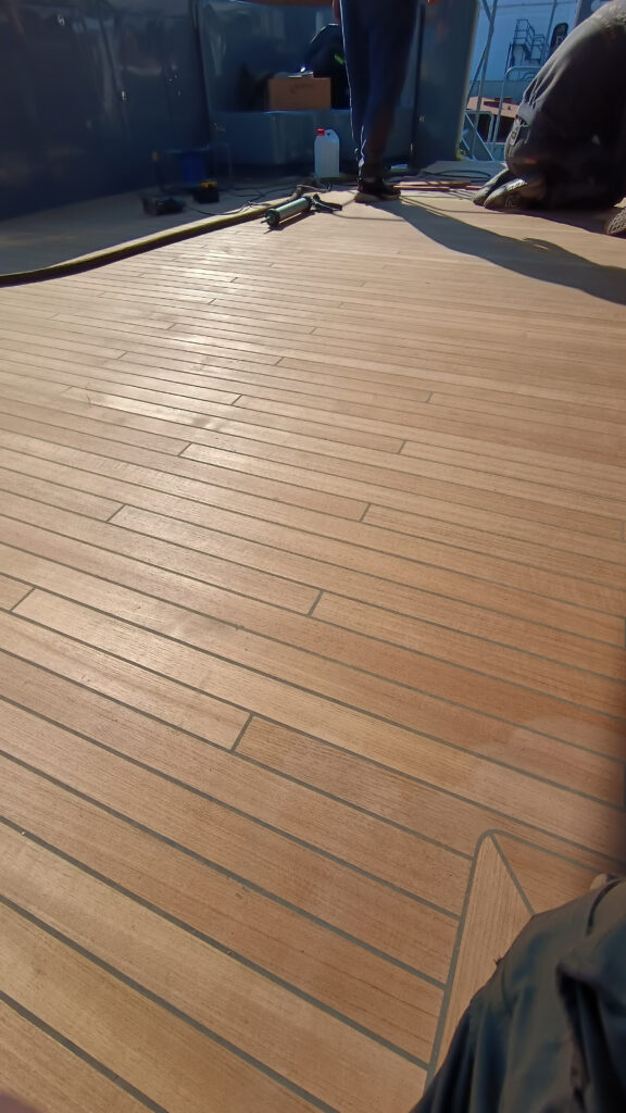 yacht teak deck