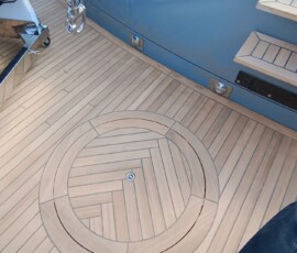 Yacht teak decking